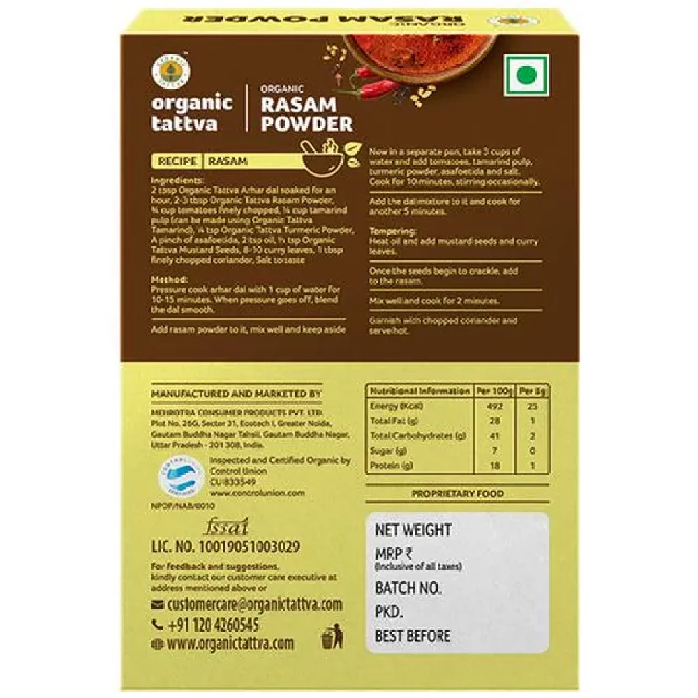 Organic Tattva Organic Rasam Powder, 100 g-2.webp